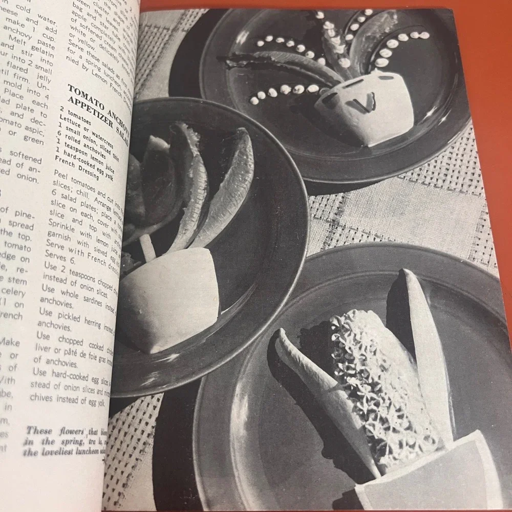 Vintage 1951 500 Delicious Salad Recipes Cookbook Culinary Arts Institute Retro